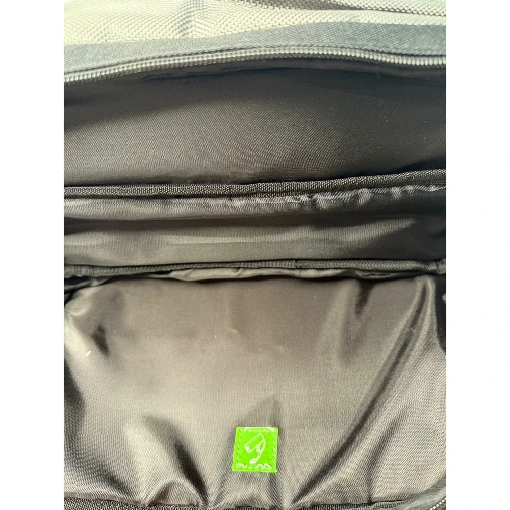XBOX 360 Backpack Protective Backpack Travel Bag, Black Gray & Green